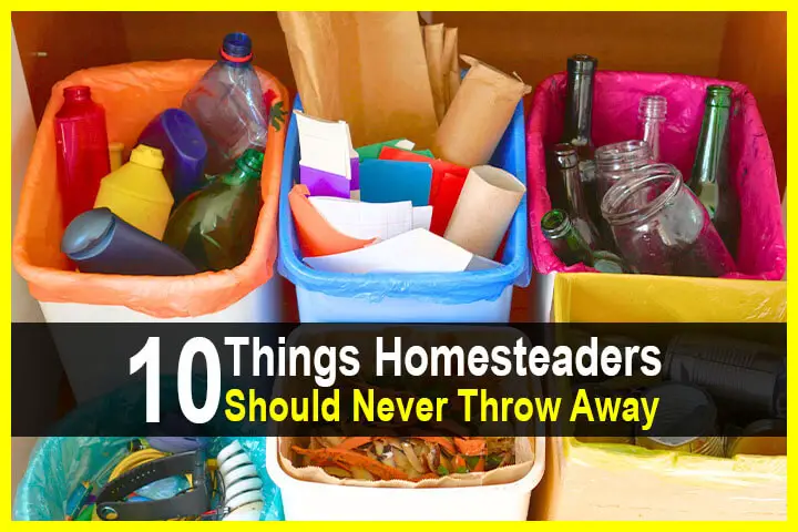 10 Things Homesteaders Should Never Throw Away