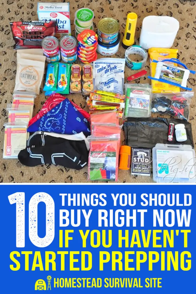 10 Things You Should Buy Right Now If You Haven't Started Prepping