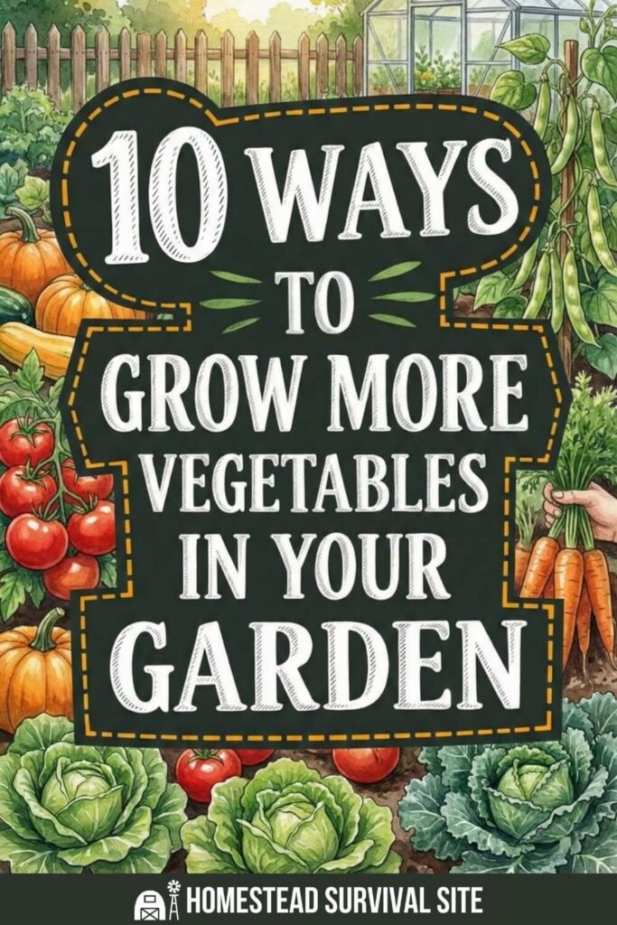 10 Ways to Grow More Vegetables in Your Garden