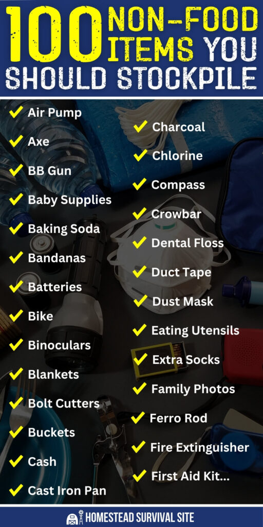 100 Non-Food Items You Should Stockpile