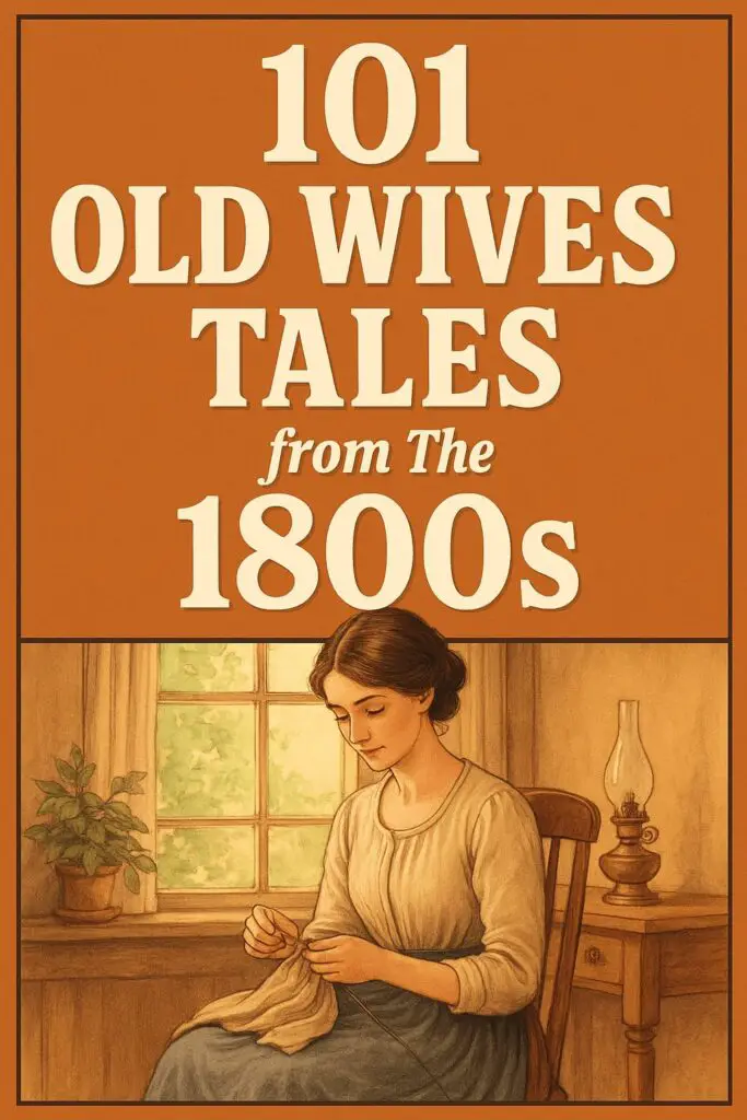 101 Old Wives Tales from The 1800s