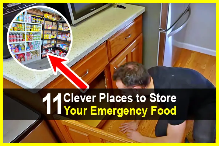 11 Clever Places to Store Your Emergency Food