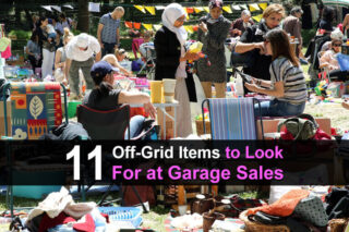 11 Off-Grid Items to Look For at Garage Sales