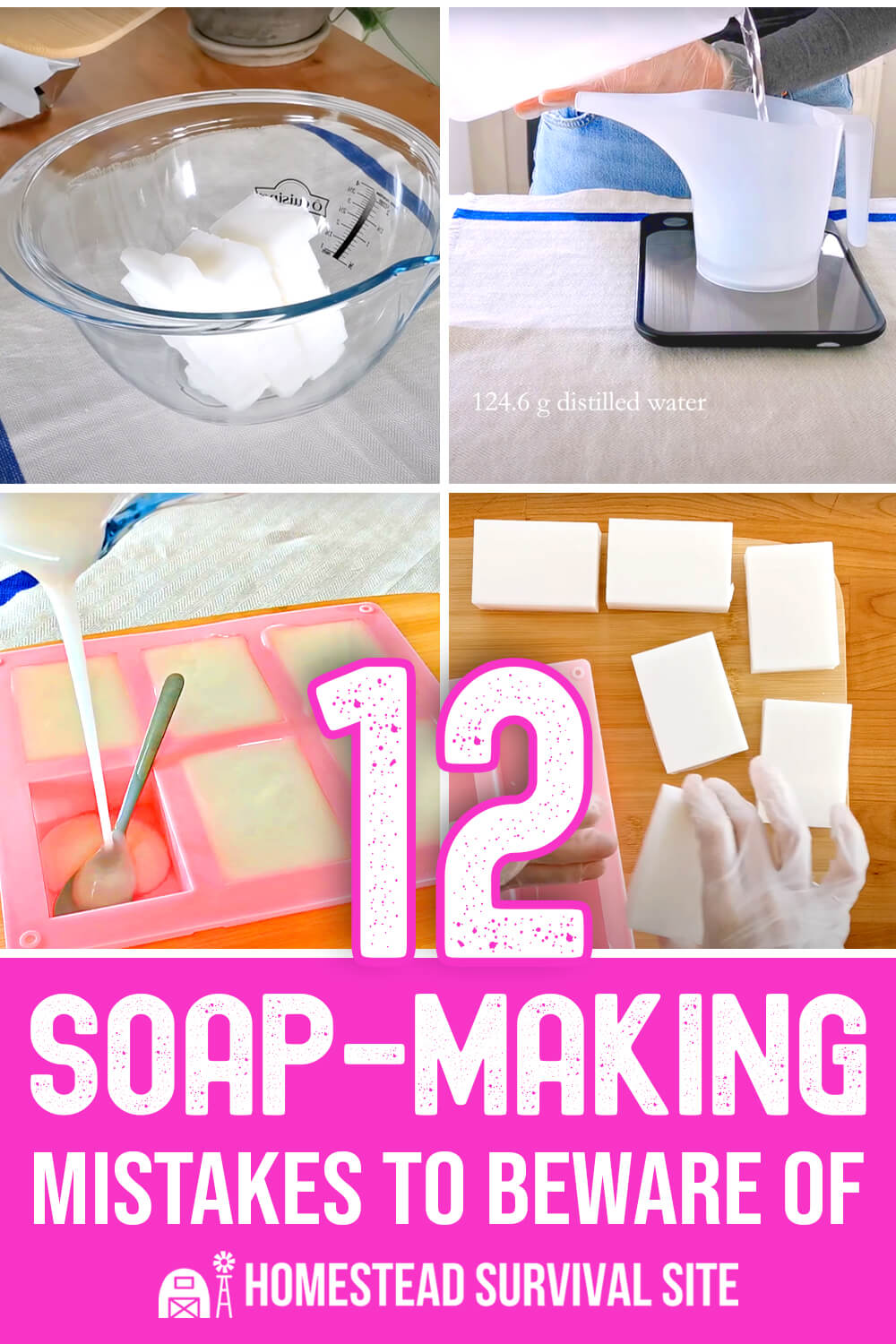12 SoapMaking Mistakes to Beware Of