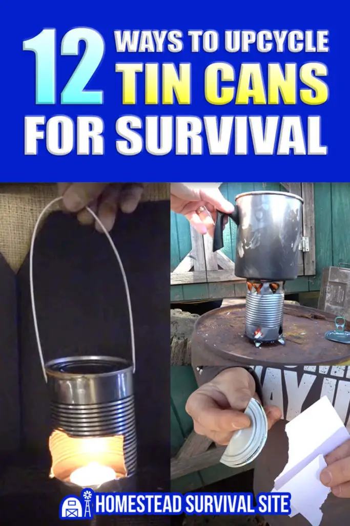 12 Ways To Upcycle Tin Cans For Survival