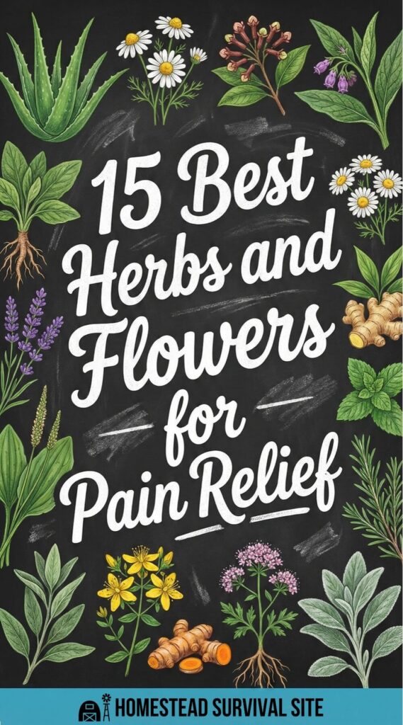 15 Best Herbs and Flowers for Pain Relief
