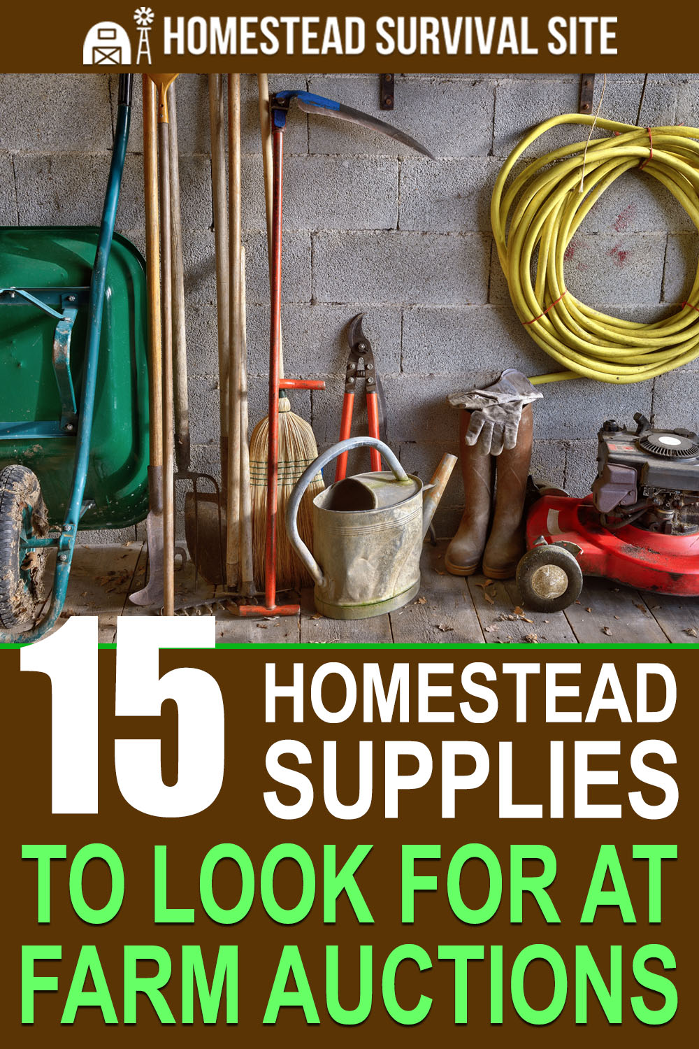 15 Homestead Supplies To Look For At Farm Auctions