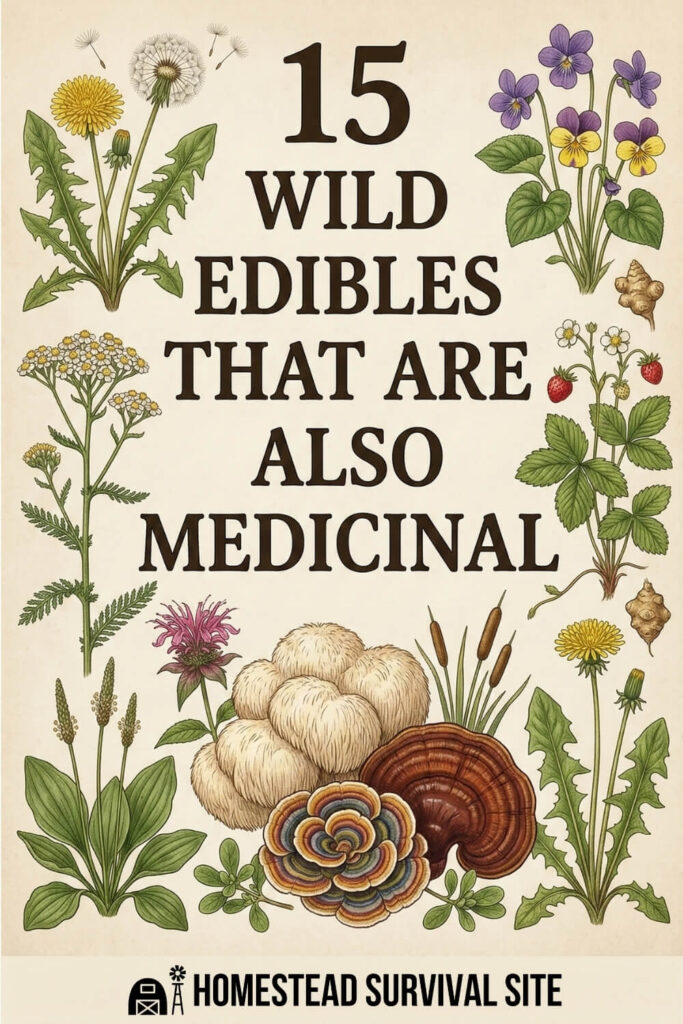 15 Wild Edibles That Are Also Medicinal
