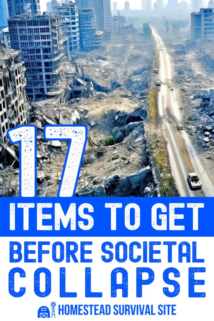 17 Items To Get Before Societal Collapse