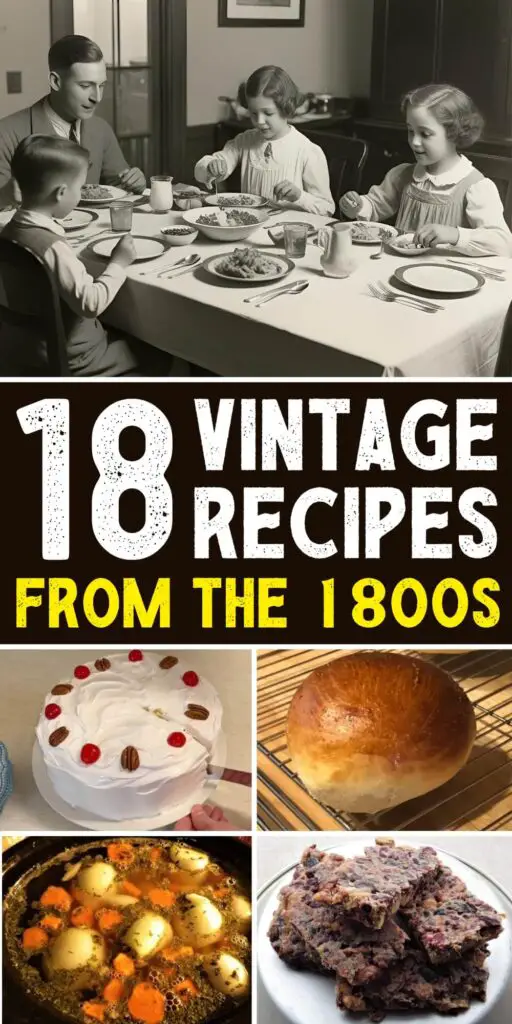 18 Vintage Recipes From The 1800s