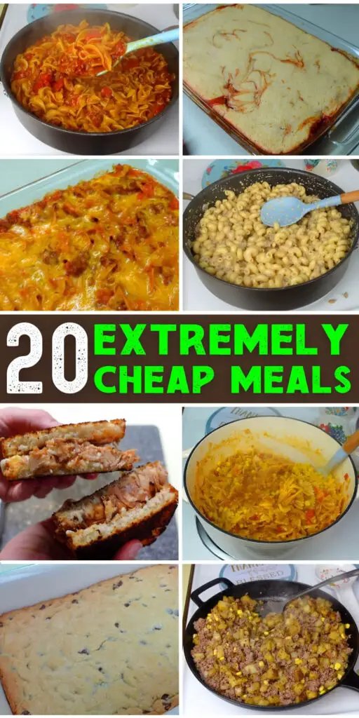 20 Extremely Cheap Meals for People on a Budget