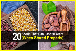 20 Foods That Can Last 20 Years (When Stored Properly)