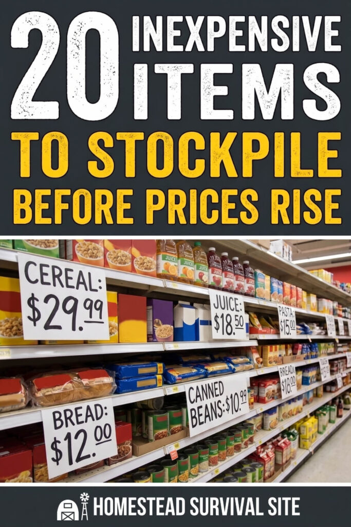 20 Inexpensive to Stockpile Before Prices Rise