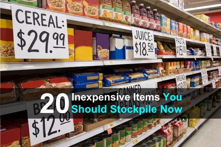 20 Inexpensive to Stockpile Before Prices Rise