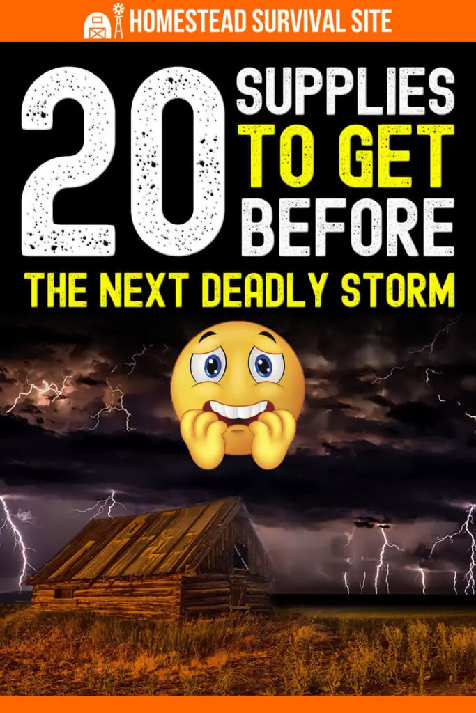 20 Supplies To Get Before The Next Deadly Storm