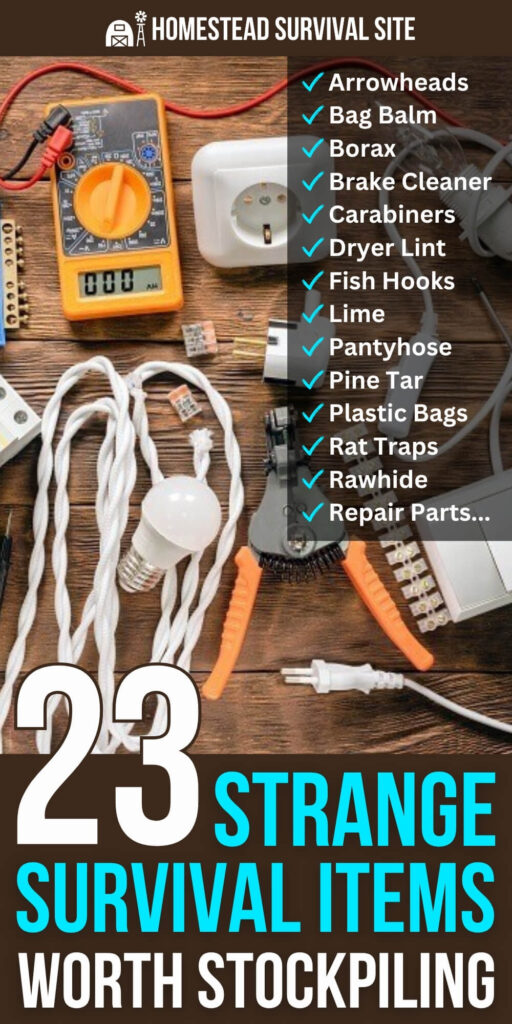 23 Strange Survival Items Worth Stockpiling