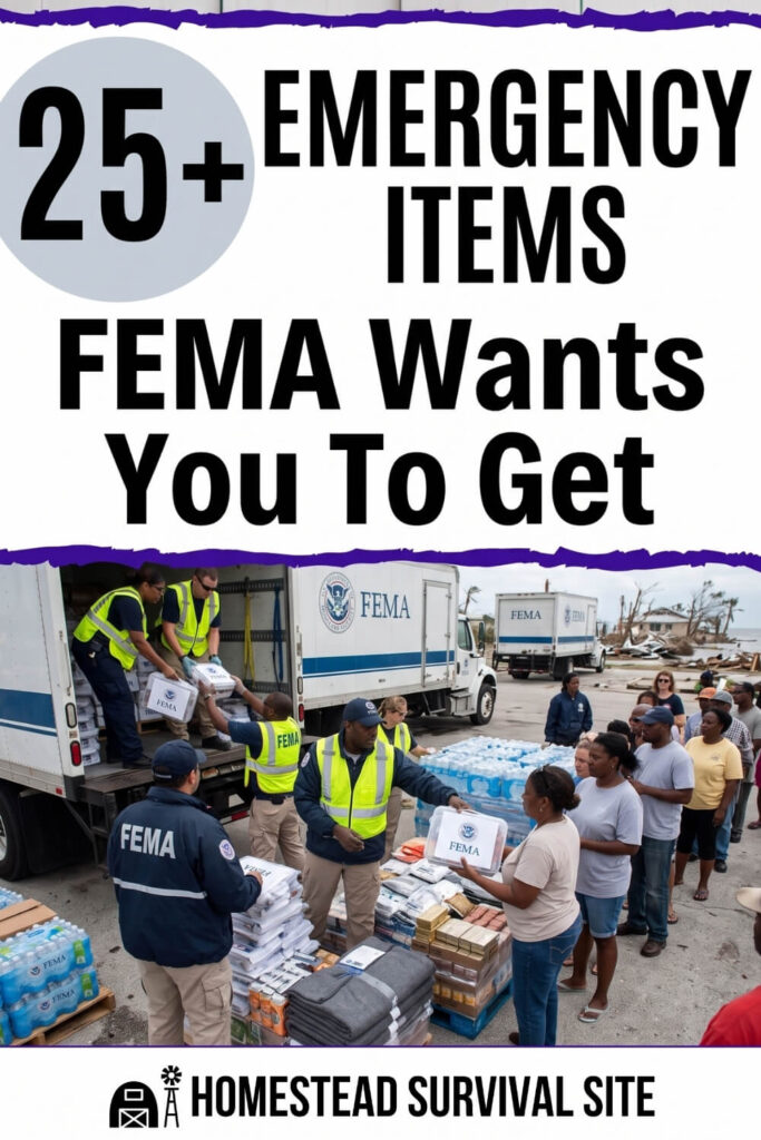 25+ Emergency Items FEMA Wants You To Get