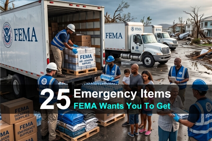 25+ Emergency Items FEMA Wants You To Get