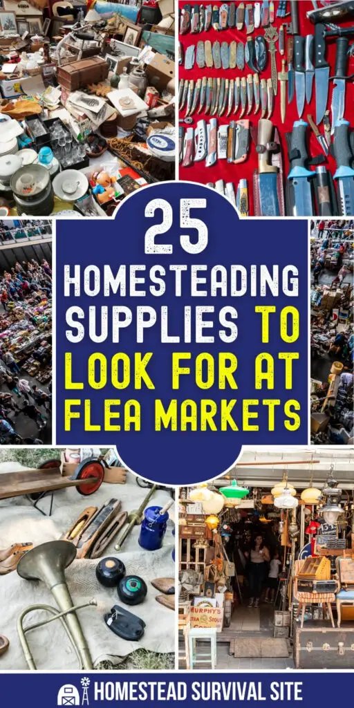 25 Homesteading Supplies to Look For at Flea Markets