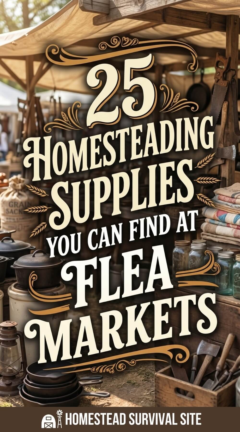25 Homesteading Supplies You Can Find At Flea Markets