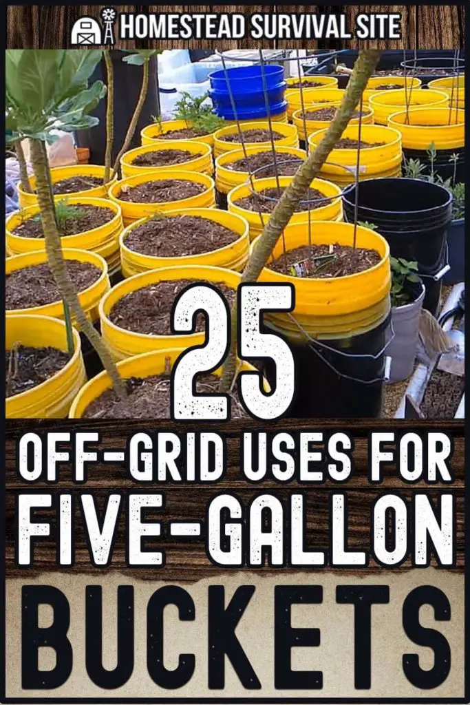 25 Off Grid Uses for Five Gallon Buckets