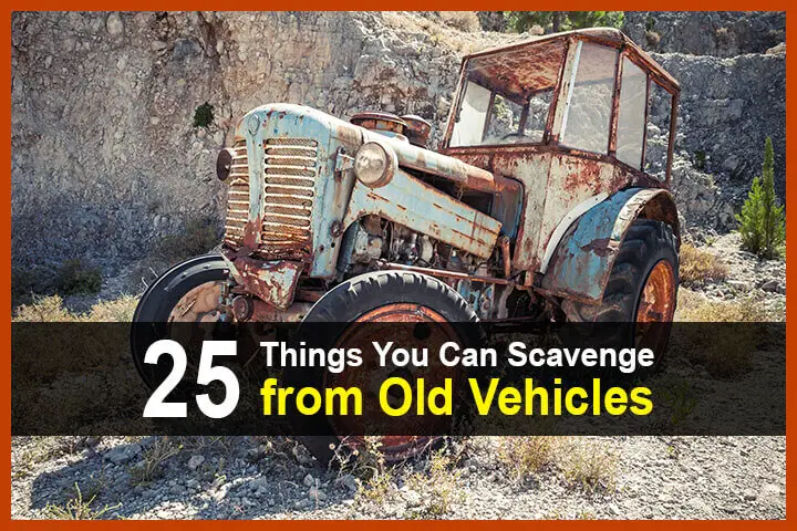25 Things You Can Scavenge from Old Vehicles