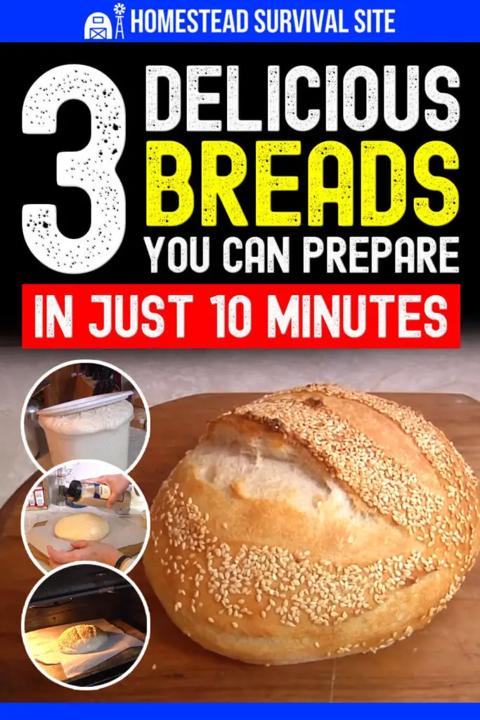 3 Delicious Breads You Can Prepare in Just 10 Minutes