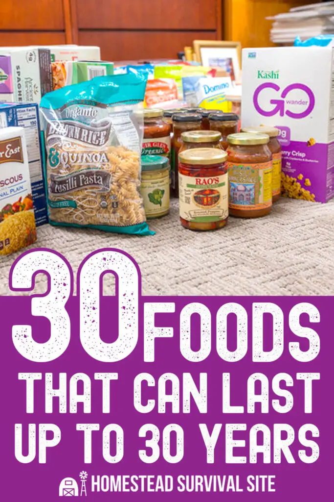 30 Foods That Can Last Up To 30 Years