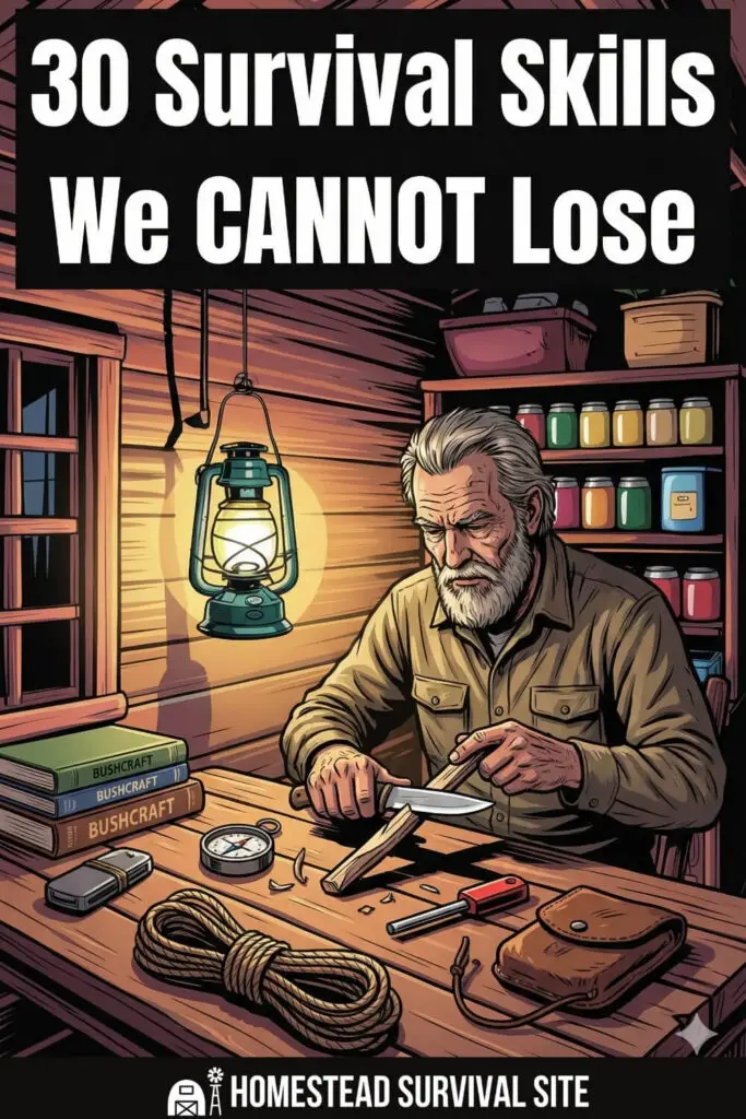 30 Survival Skills We CANNOT Lose