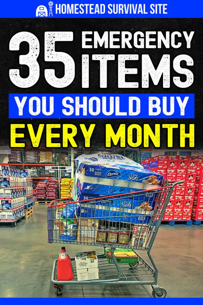 35 Emergency Items You Should Buy Every Month