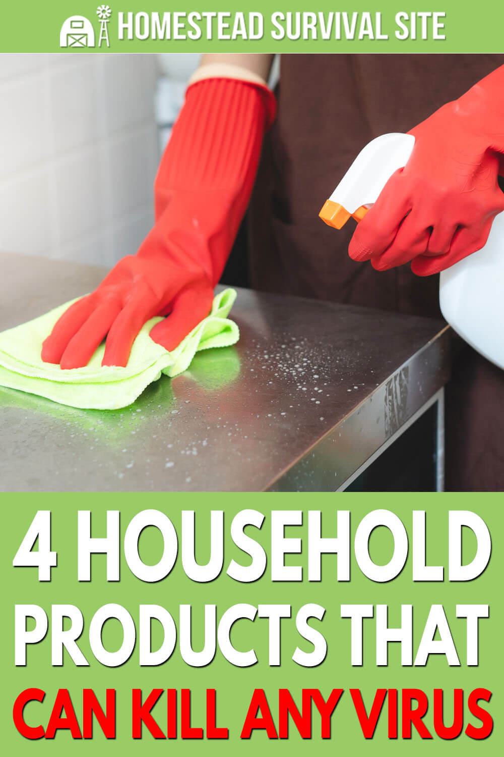 4 Household Products That Can Kill Any Virus