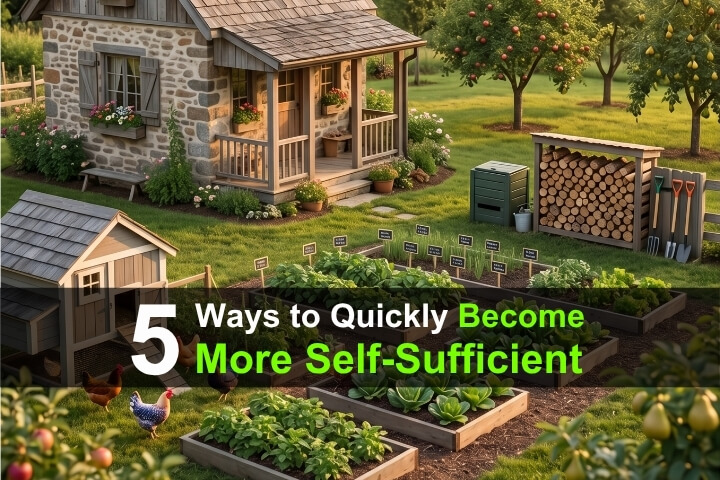 5 Ways to QUICKLY Become More Self Sufficient