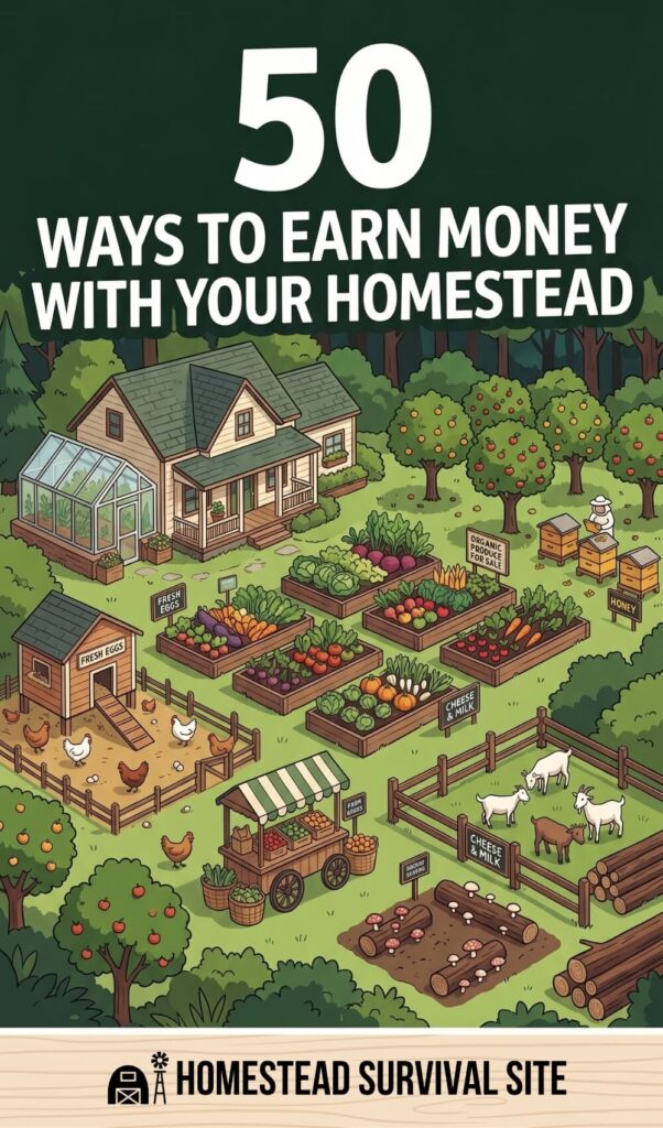 50 Ways to Earn Money With Your Homestead
