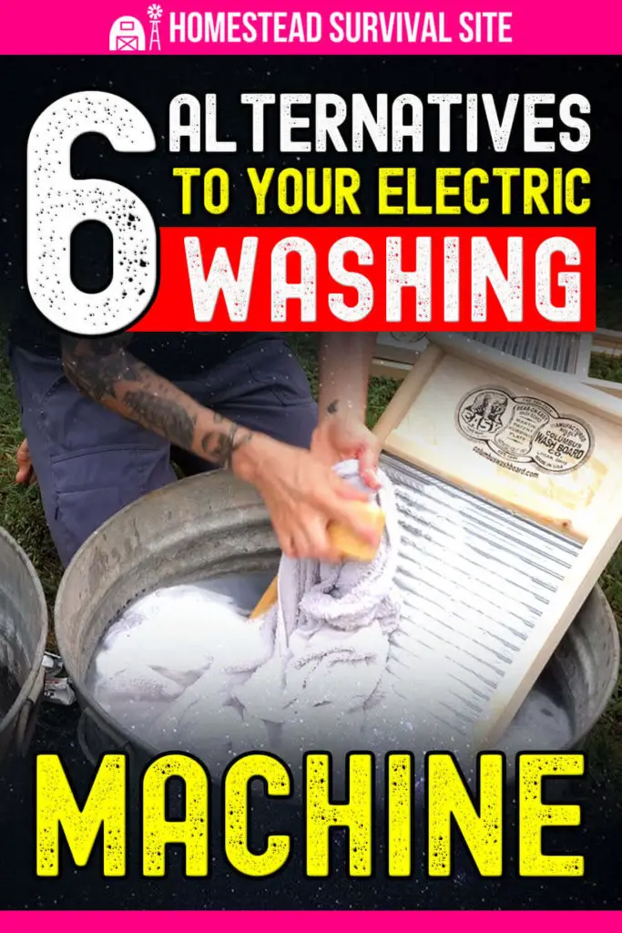6 Alternatives to Your Electric Washing Machine