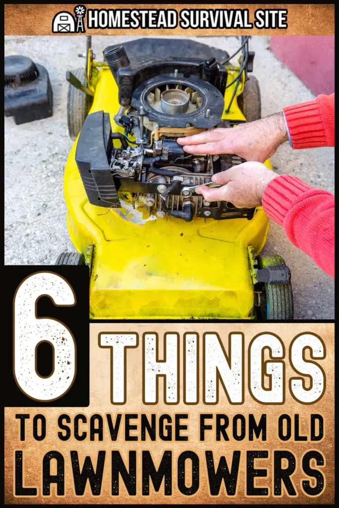 6 Things You Can Scavenge from Old Lawnmowers