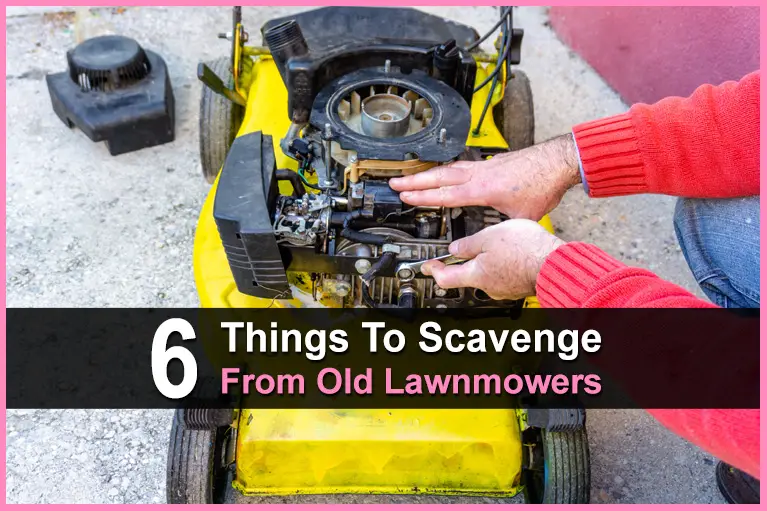 6 Things You Can Scavenge from Old Lawnmowers
