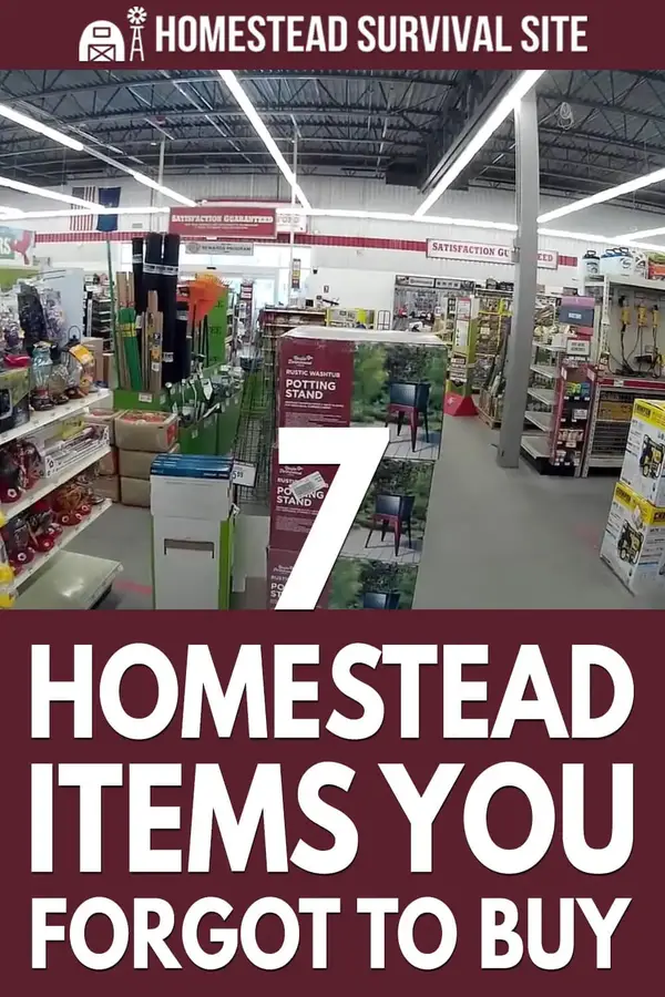 7 Homestead Items You Forgot To Buy