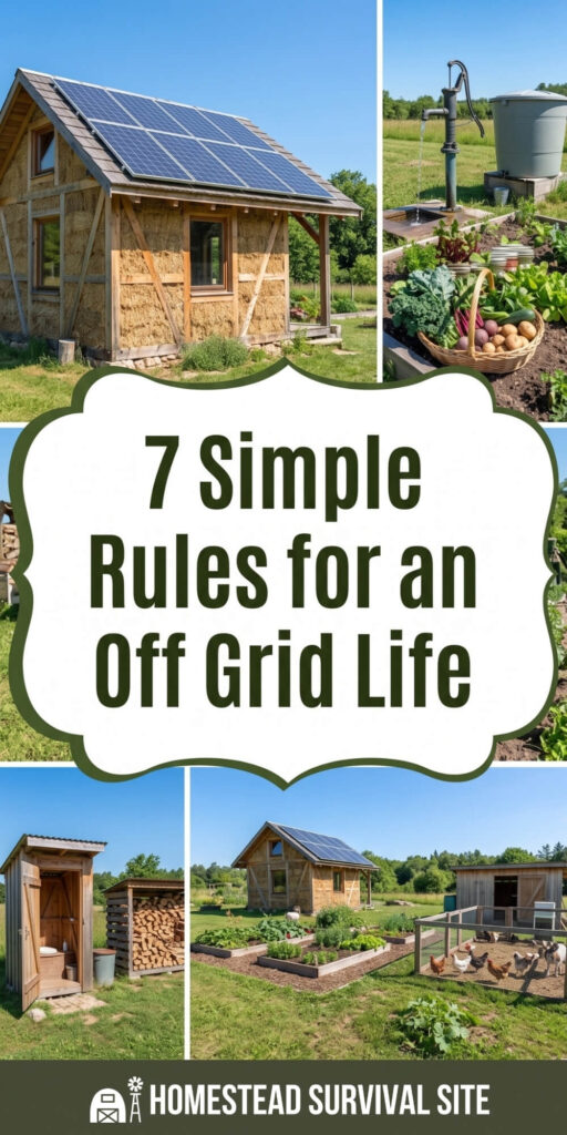 7 Simple Rules for an Off Grid Life