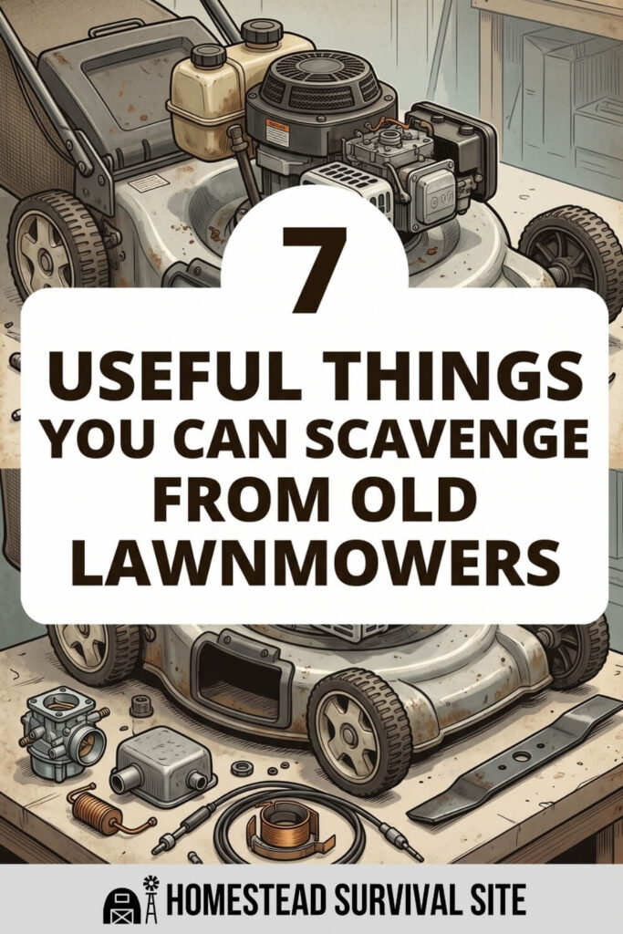 7 Useful Things You Can Scavenge from Old Lawnmowers