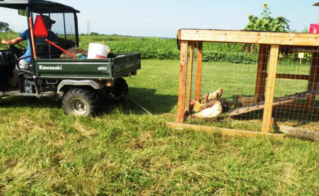 MOVING CHICKEN TRACTOR