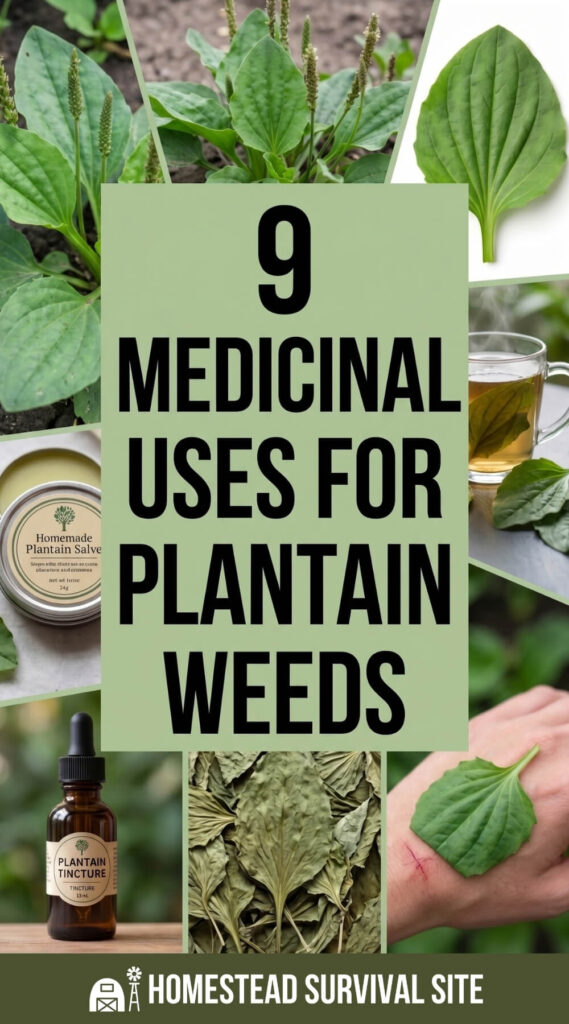 9 Medicinal Uses for Plantain Weeds
