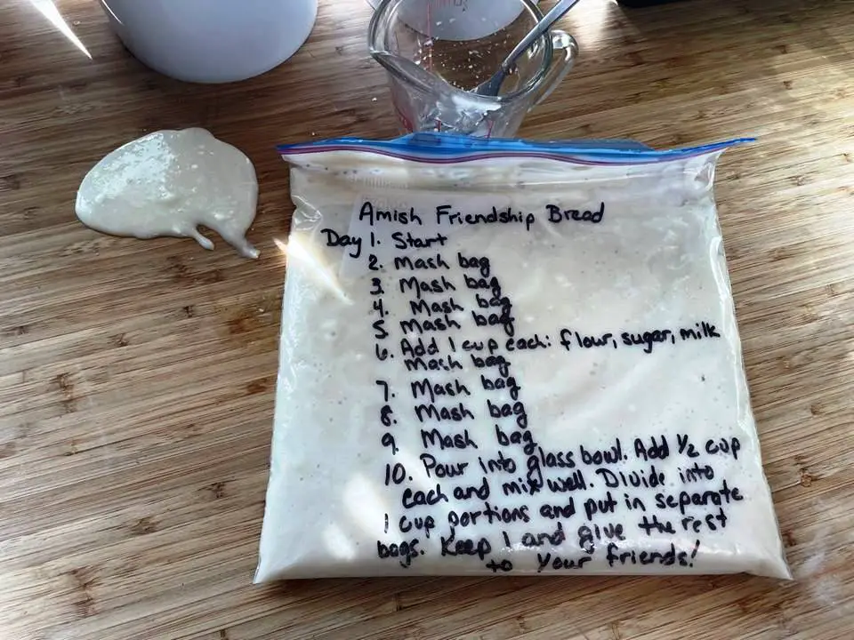 BREAD BAG ON COUNTER