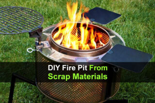 DIY Fire Pit From Scrap Materials
