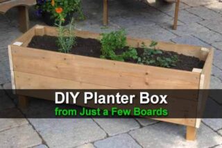 DIY Planter Box from Just a Few Boards