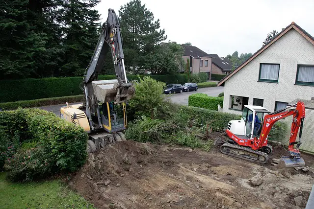 EXCAVATION NEXT TO HOME