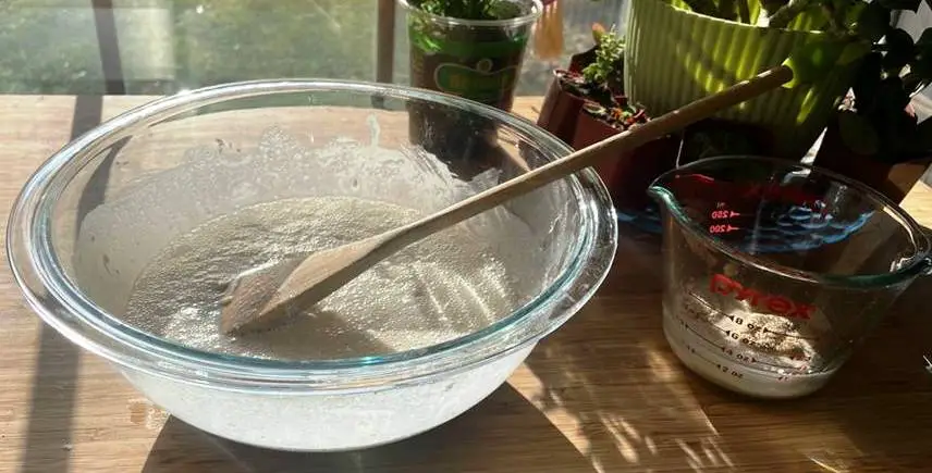 FLOUR AND SUGAR IN BOWL