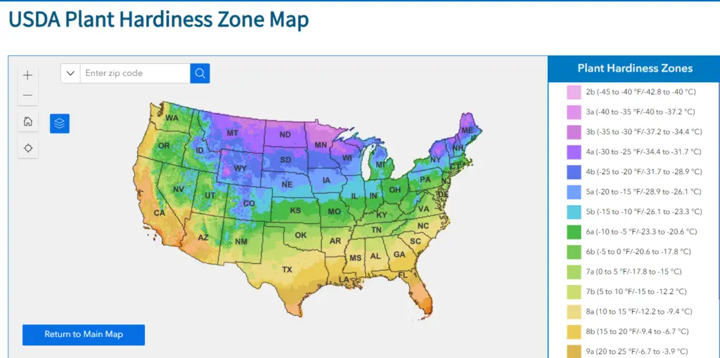 HARDINESS ZONES