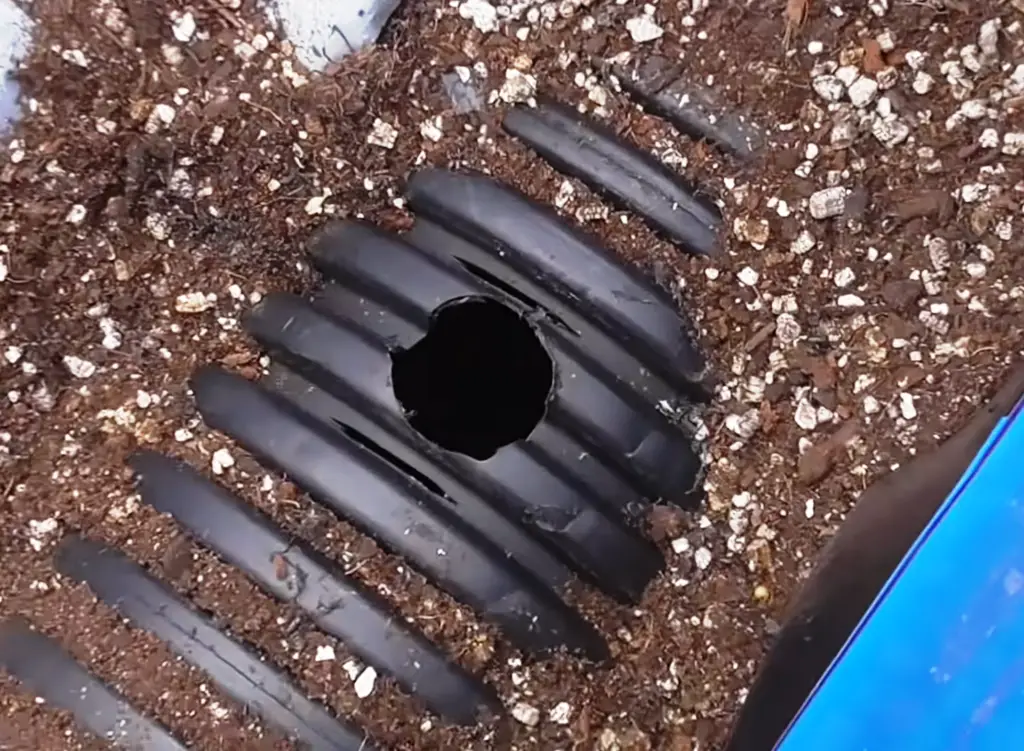 HOLE IN PIPE