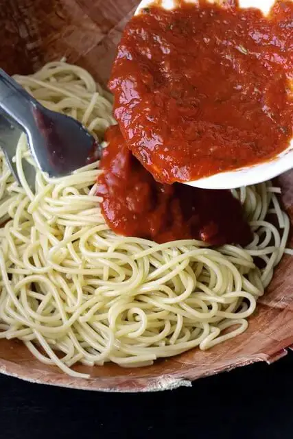 Pantry Pasta with Romesco Sauce