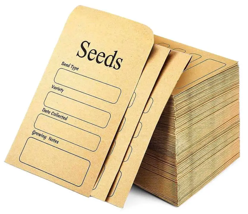 seed storage envelopes